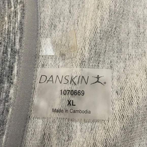 Danskin French Terry Cowl Neck Top/Jacket - XL - Picture 3 of 4